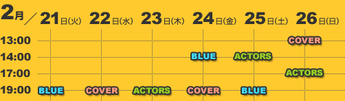 タイムテーブル